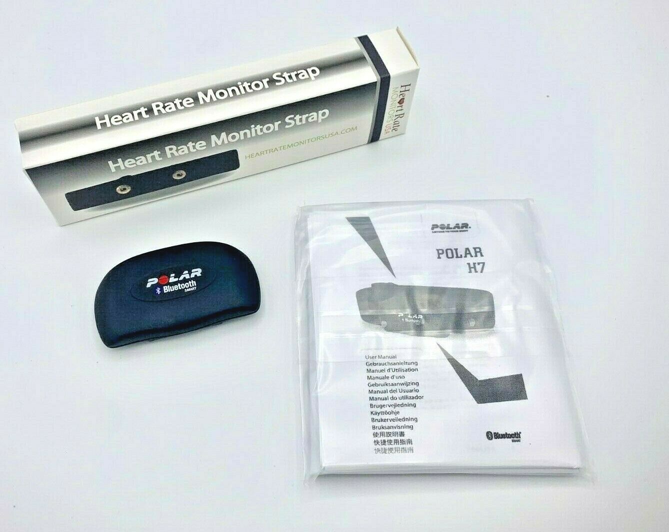 Polar H7 Bluetooth Heart Rate Transmitter With Hrm Usa Strap | Chest Transmitter